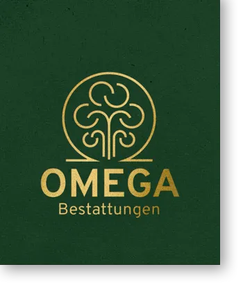 Markenzeiten Logo Omega Trauerhilfe